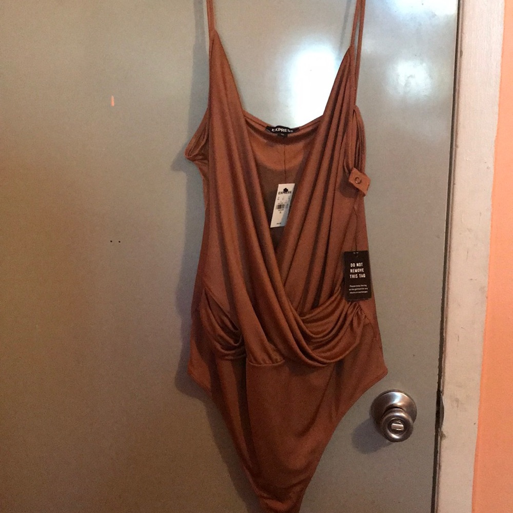 Brown bodysuit